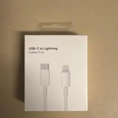 USB-C to Lightningケーブル (1m)