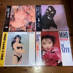 中山美穂 2025年復刻　LP レコード 4点