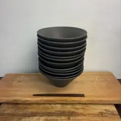 お買い得　不揃い　業務用　うどん・そば鉢12個 約20.5cm 36