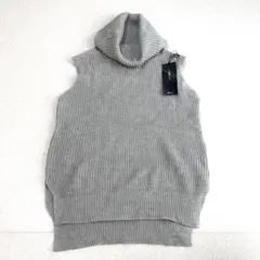 新品タグ⭐️INGNI オフタートル ノースリーブニット M グレー