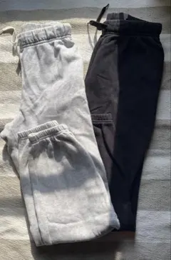 H&M スウェットパンツ グレー・ブラック 146
