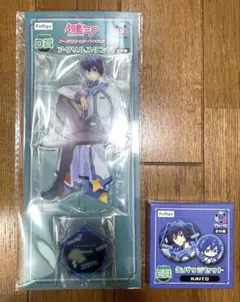 フリューくじ　初音ミク　アクスタ　缶バッジ　２点セット　カイト