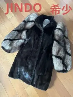 ぶーちゃん様用 サガミンク 銀サガ Ranched Mink シェアードミンク 美品▽SAGA MINK サガシェアードミンク 本毛皮セミロングコート