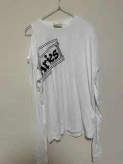 Aries ロゴプリント 長袖Tシャツ ホワイトのサムネイル