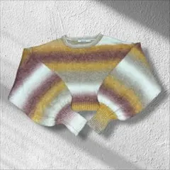 【COLONY 2139】レディース　ニット　ボーダー　セーター　フリー