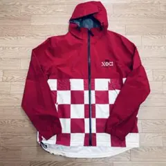 10ディープ　10.DEEP　ナイロンジャケット　レッド×ホワイト　M　メンズ