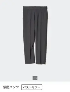 UNIQLO 感動パンツ グレーw85のサムネイル