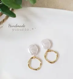 シンプル パール.*˚ゴールドツイスト