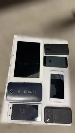 7台 iPhone/Androidスマートフォンとタブレットのゴミを一括処理