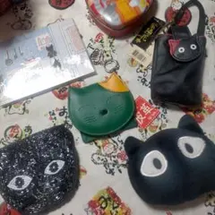 ♥猫ちゃんの小銭入　スマホケース　一筆箋　などなど5点のまとめ売り‼️新品未使用