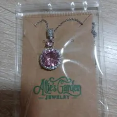 Allie's Garden ピンククリスタル ネックレス