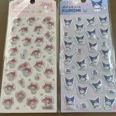 サンリオ公式ぷくっとシール クロミ&マイメロ