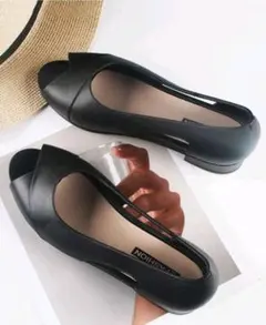SHEIN　フラットパンプス　黒　新品
