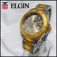 【ジャンク品】ELGIN エルジン TREASURE ダイバーズウォッチ/メンズのサムネイル