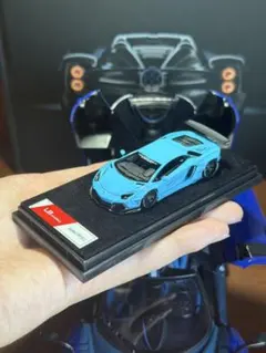 新品 1/43 ホンヒントイ 新型ランボルギーニ レヴエルト シルバーブルー 新品 1/43 ホンヒントイ 新型ランボルギーニ レヴエルト シルバー