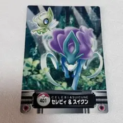 ポケモン 図鑑 カード セレビィ＆スイクンのサムネイル