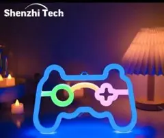 ゲーム コントローラー ネオンライト インテリア