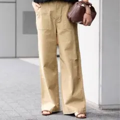 【ジャーナルスタンダードレリューム】ワイドベイカーパンツ／34サイズ