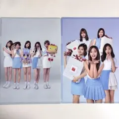TWICE LOTTE クリアファイル 2枚セット