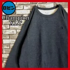超オーバーサイズ XLT チャンピオン 刺繍目玉 袖太 スウェット トレーナー