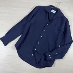【B.R.別注】ガリポリカミチェリア　カッタウェイカラーリネンシャツ B.R.別注 ガリポリカミチェリア カッタウェイカラー リネンシャツ 48 L
