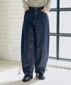 Lee × FREAK'S STORE限定デニム レディース 紺 onewashのサムネイル