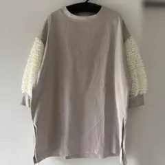 ブージュルード　袖異素材トップスのサムネイル