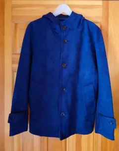 【美品】TAKAZQ フード付きネイビージャケット(M)