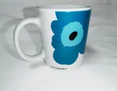 廃盤 旧型 marimekko マリメッコ マグカップ ウニッコ ブルー