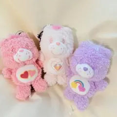 新品 ▶︎ ケアベア ぬいぐるみキーホルダー 3色