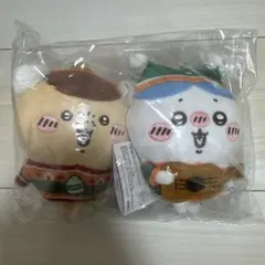 ちいかわ ☆ エニマイくじ ぬいぐるみキーホルダー ハチワレ 栗まんじゅう