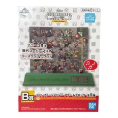 スーパーマリオ ワールド 目覚まし時計 任天堂　置き時計　セイコー　レトロ 喋る！レトロなスーパーマリオの目覚まし時計【マリオグッズ図鑑