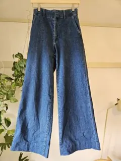 UNIQLOワイドトラウザージーンズS