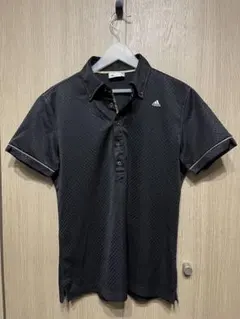 adidas 黒 ポロシャツ Lサイズ ゴルフウェア