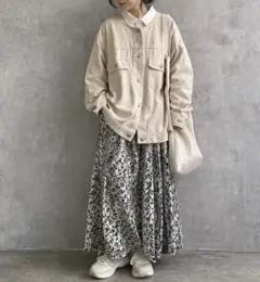 【LEPSIM】ノーカラーデニムジャケット