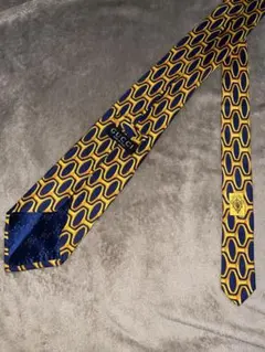 GUCCI グッチネクタイ シルク チェーンリンク GGモノグラム 幾何学