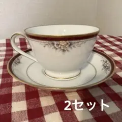Noritake Villa Haven ティーカップセット　2セット