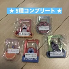③【新品・未開封】パペットスンスン アクリルカラビナ☆5種コンプリート
