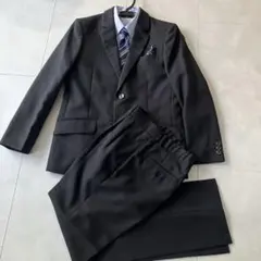 BB ストライプフォーマルスーツ（ジャケット・パンツ・ネクタイ付き）男の子160