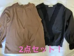 earthブラウスとレース付きブラウス　Mサイズ