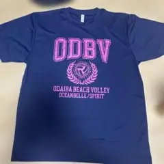お台場ビーチバレー Tシャツ ネイビー