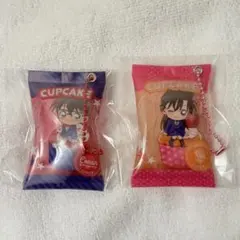 名探偵コナン おやつキーホルダー カップケーキver. コナン&蘭