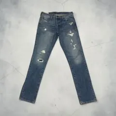 ★Abercrombie & Fitch ★ ストレートダメージデニム