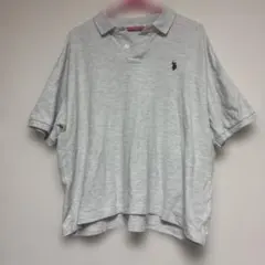 U.S. POLO ASSN. ポロシャツ グレー Mサイズのサムネイル