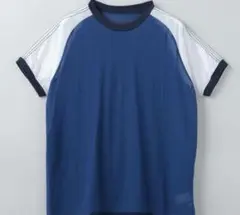6(ROKU)　コットンナイロン ラグランスリーブ ステッチ Tシャツのサムネイル