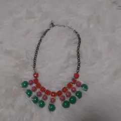 お値下✨おしゃれ✨　ネックレス　大ぶり　重め　セーター　ワンポイント