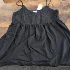 chocol raffine robe テープ刺繍ビスチェ ブラック Fのサムネイル