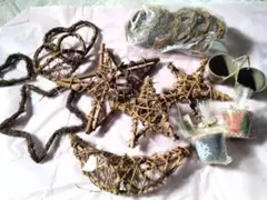 リース台　アレジメント素材