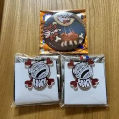 ワンピース エルバフの冒険 アクリルキーホルダー 輩缶バッジ ブロギー セット