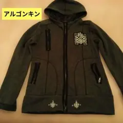 アルゴンキン グレー フード付きパーカーのサムネイル